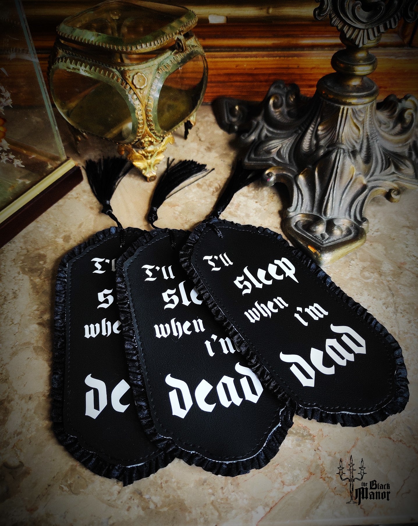 Marque Page "I'll Sleep When I"m Dead"