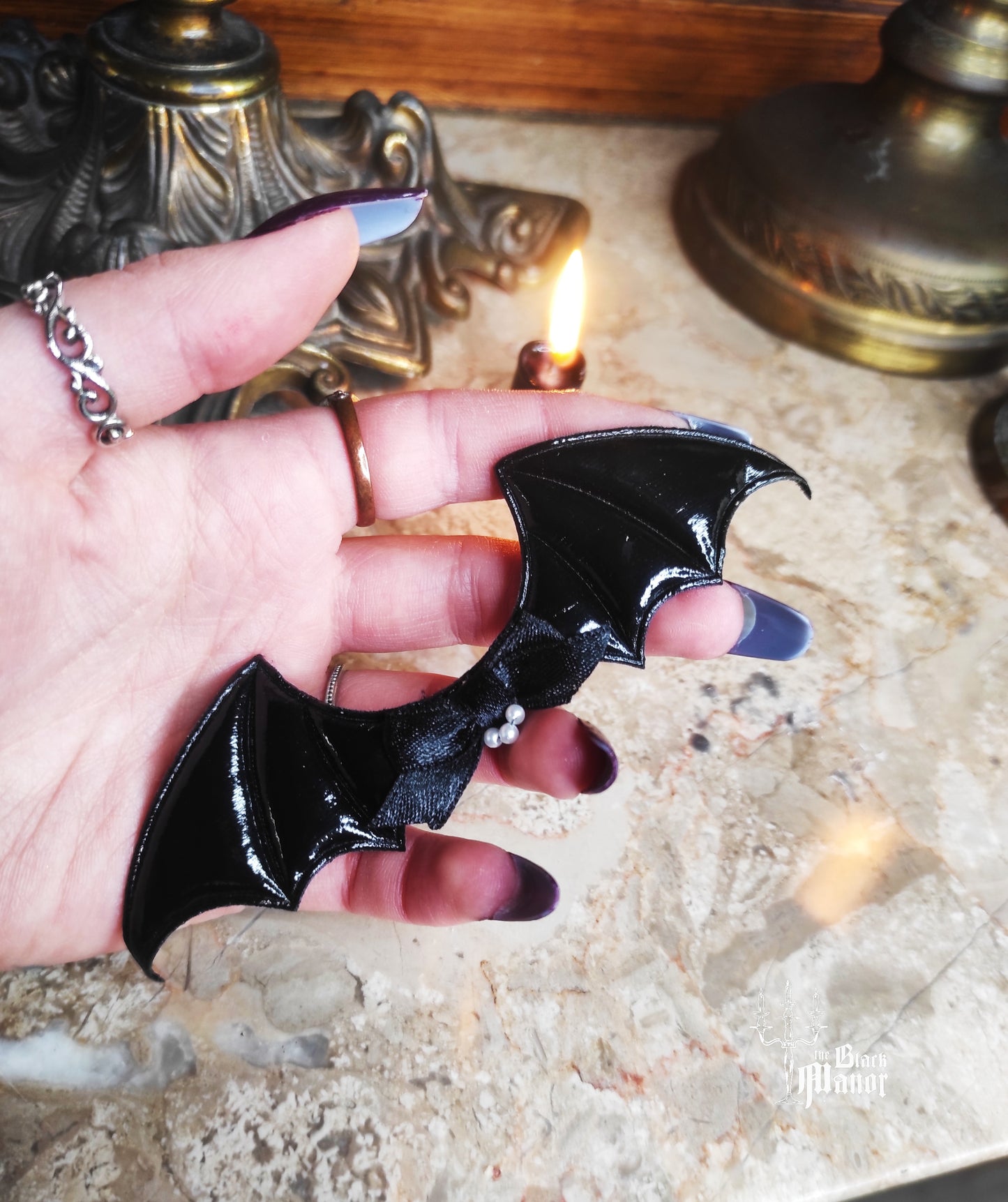 Pince à cheveux "Bat"