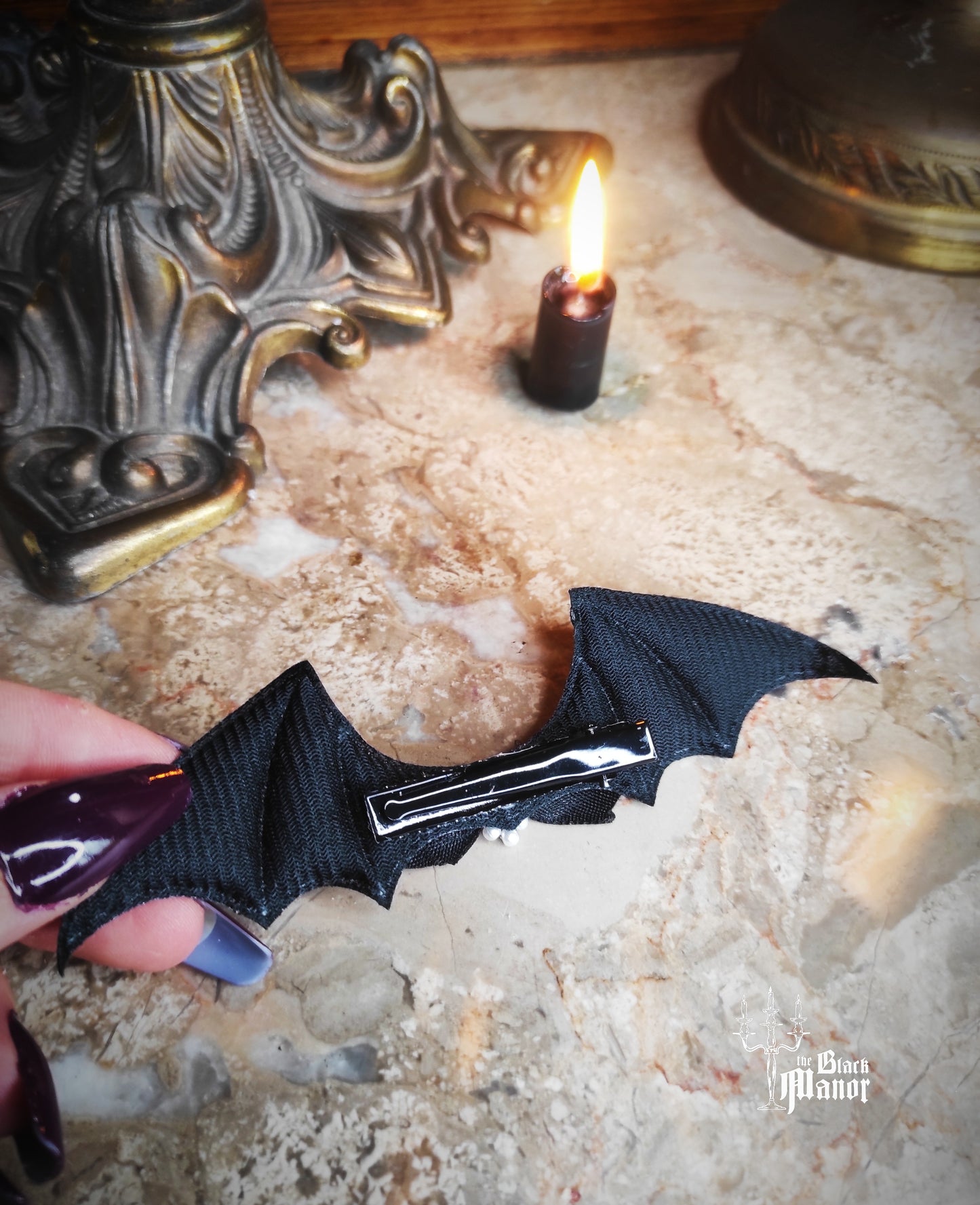 Pince à cheveux "Bat"