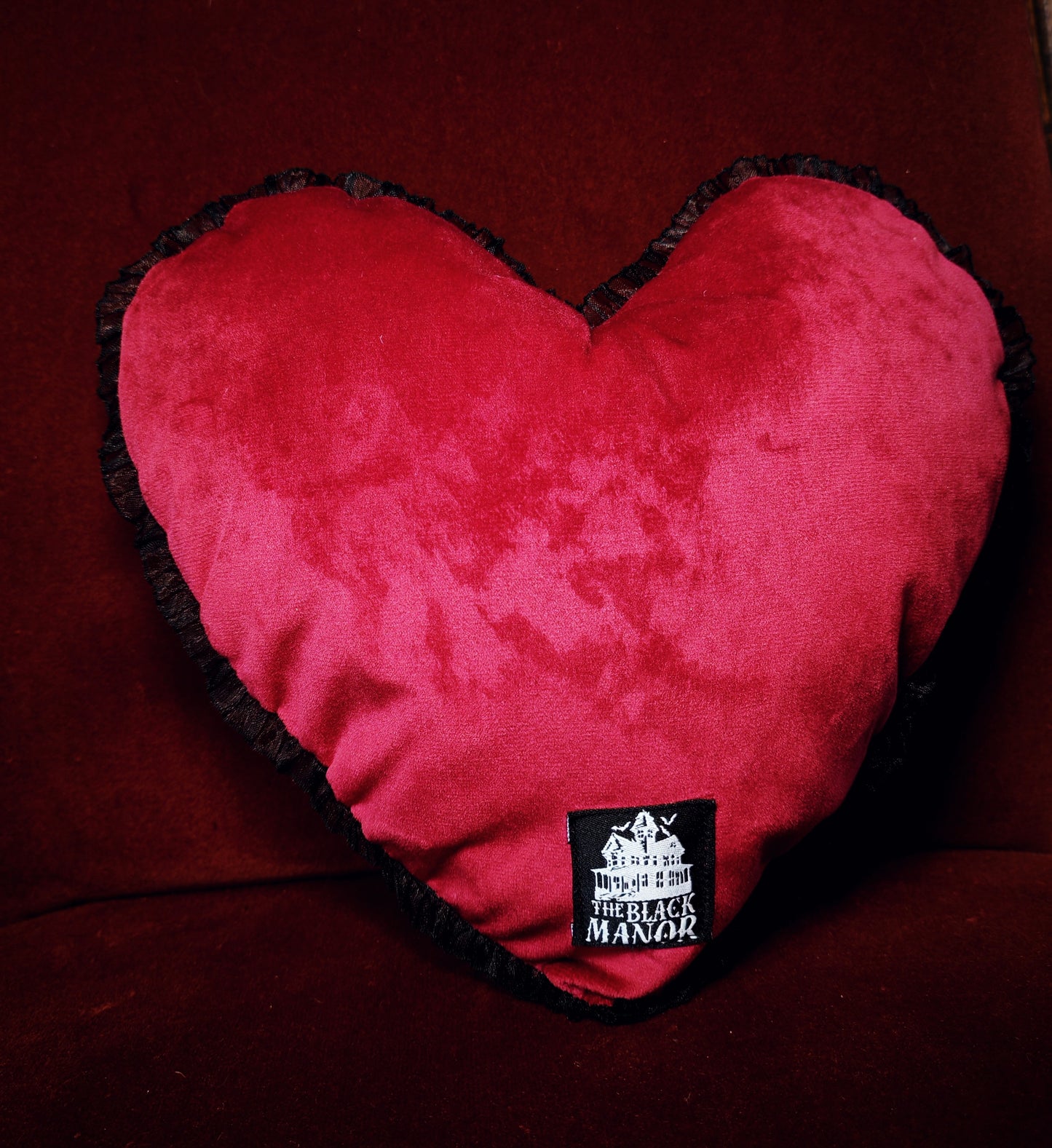 Coussin coeur (Mistigri) "Purr Amor"