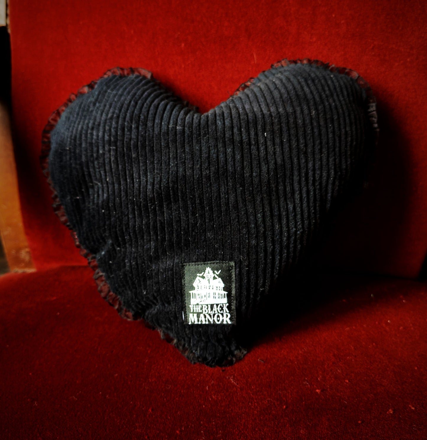 Coussin coeur (Shadow) "Purr Amor"