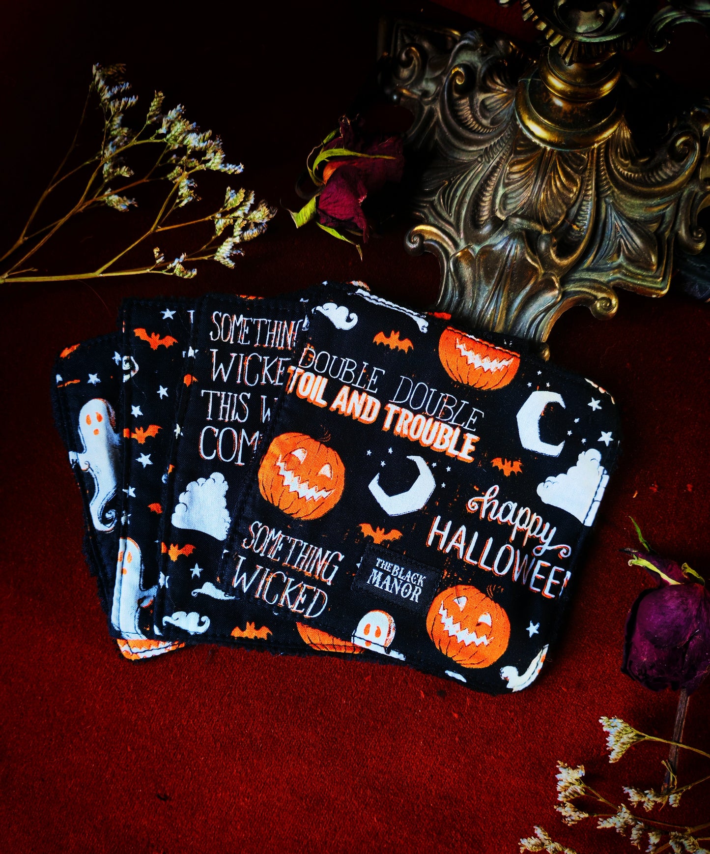 (4 pcs) Lingettes démaquillantes "Haunted Crypt"