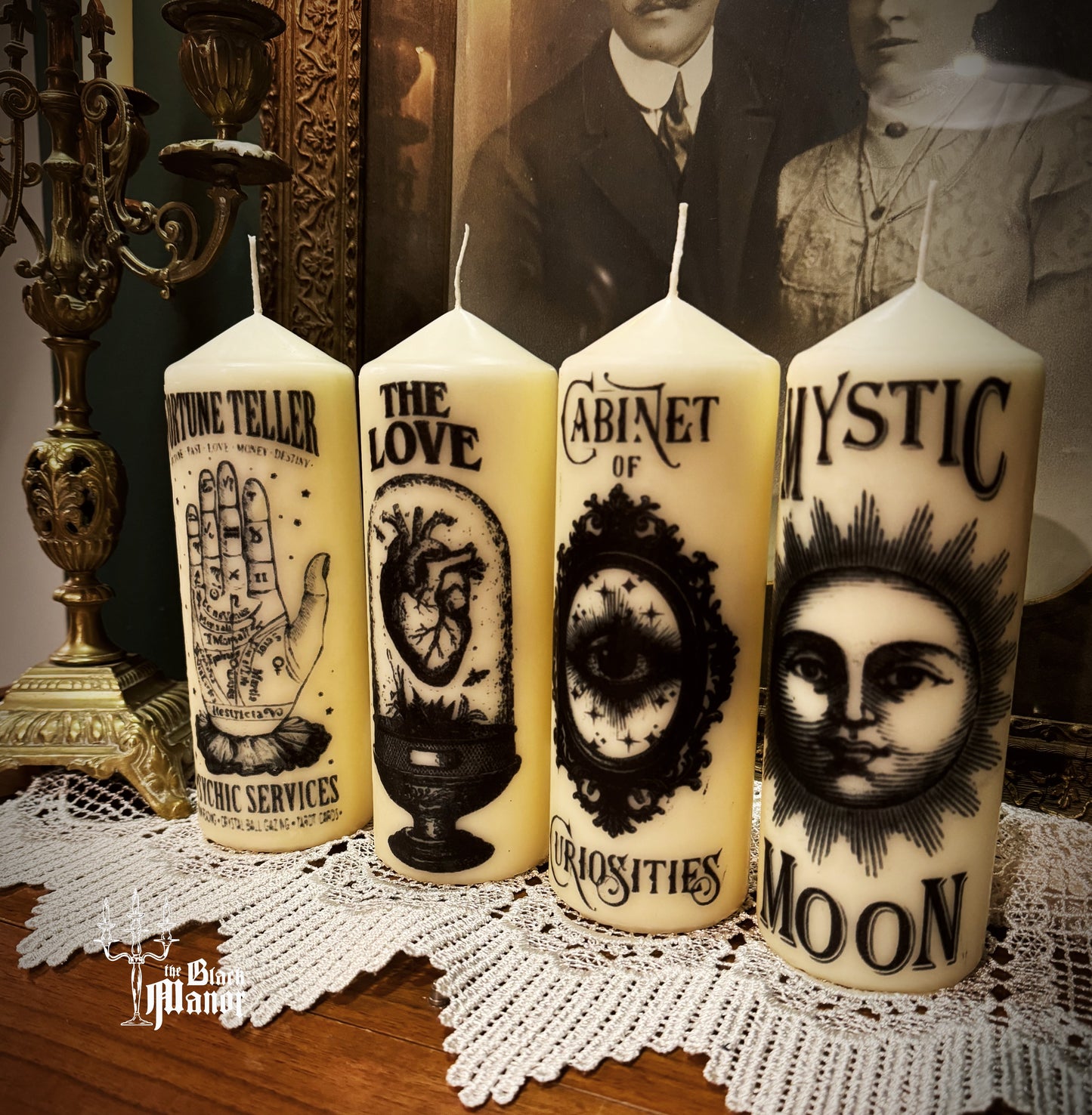 Lot de 4 Bougies "Esoteric"