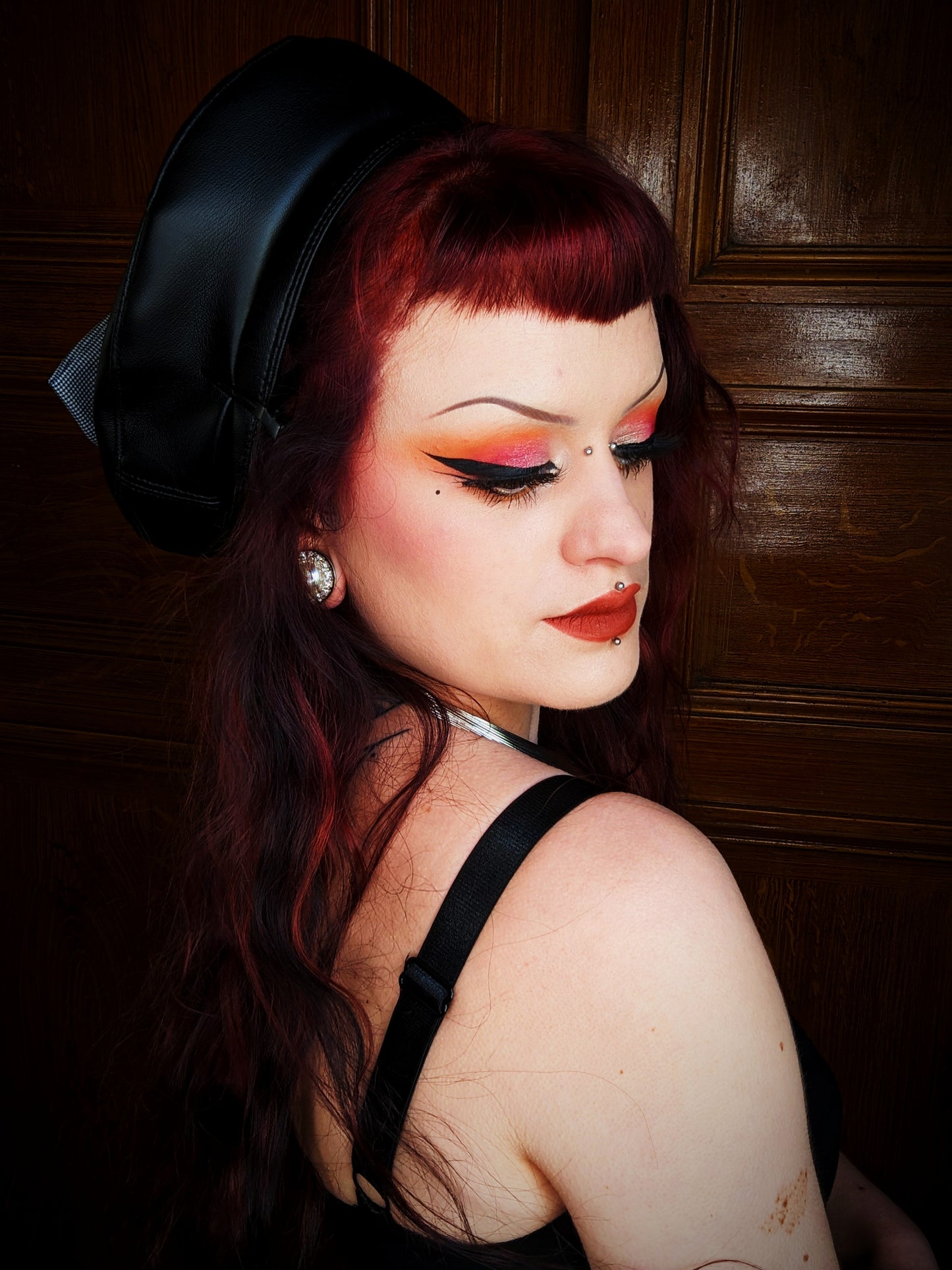 Béret (tartan) "Vintage Darling"