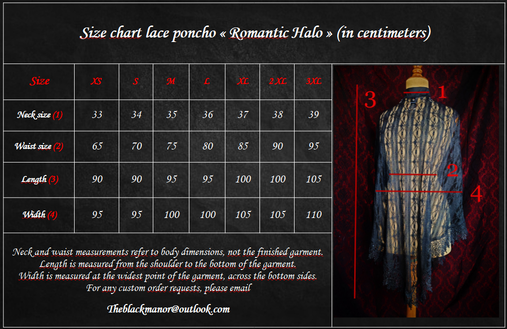 Poncho dentelle roses "Romantic Halo"