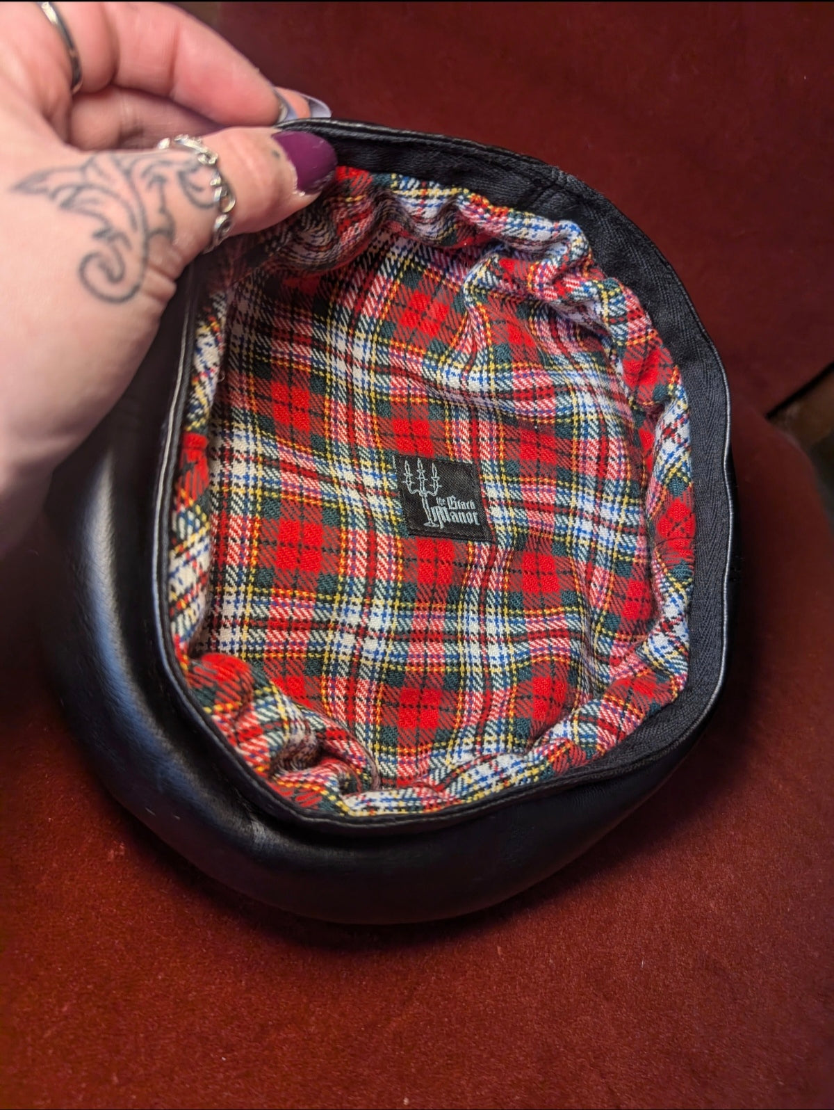 Béret (tartan) "Vintage Darling"