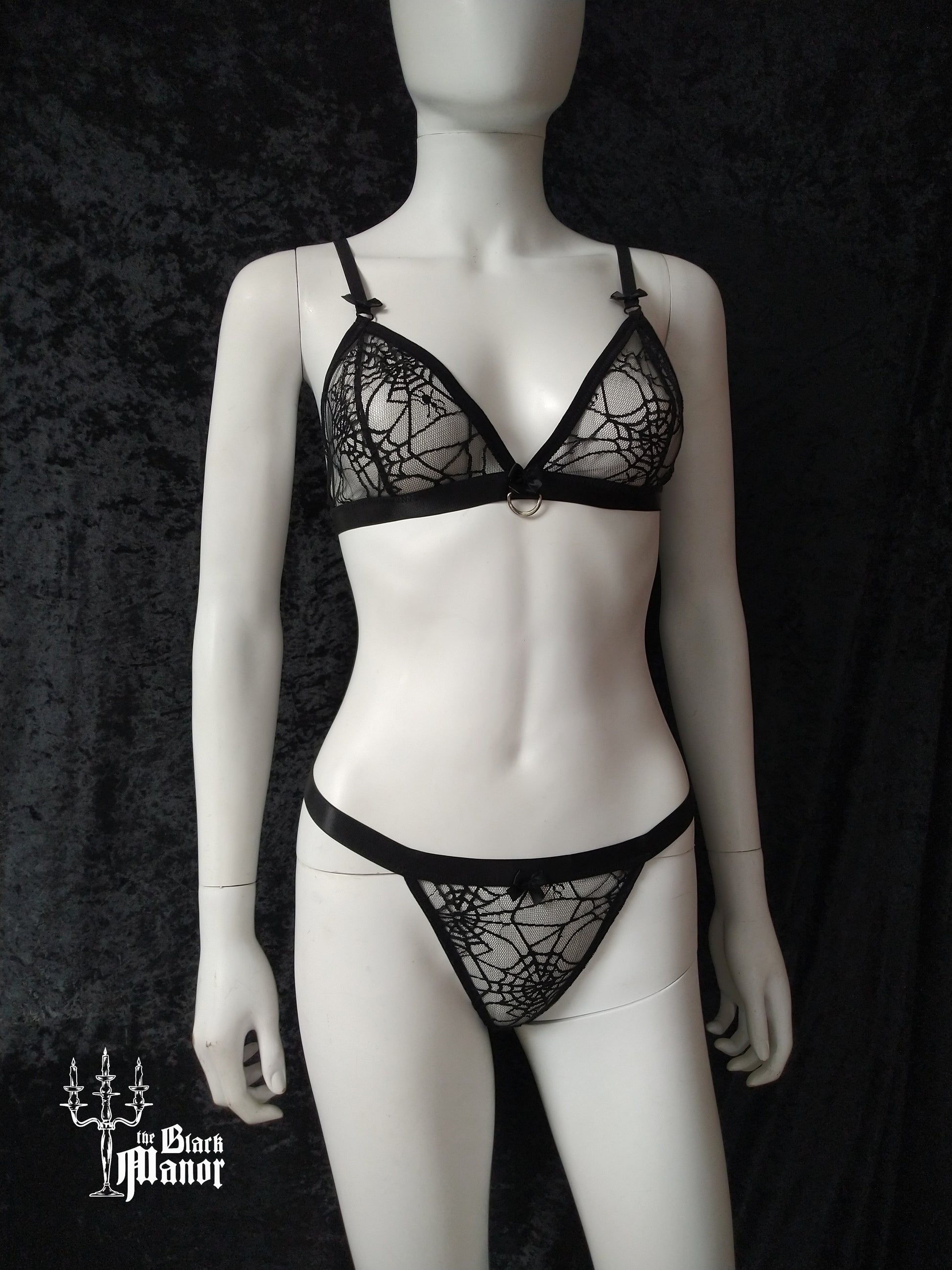 lingerie traps Lingerie Set The Black Manor
