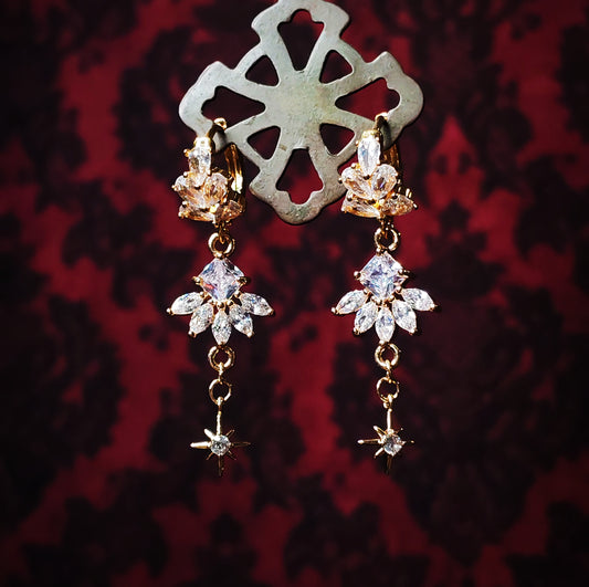 Boucles d'oreilles "Lustre Funèbre" Modèle 3