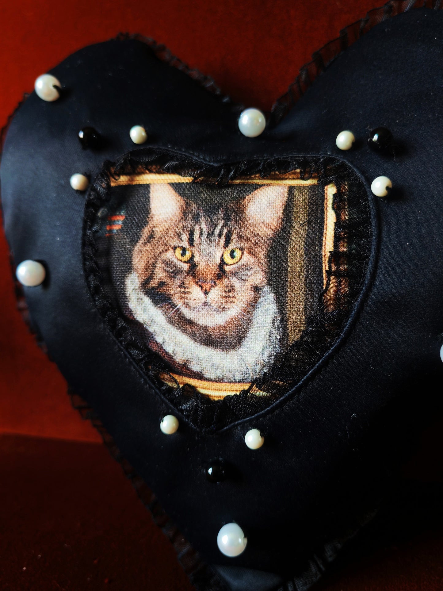 Coussin coeur (Nyx) "Purr Amor"