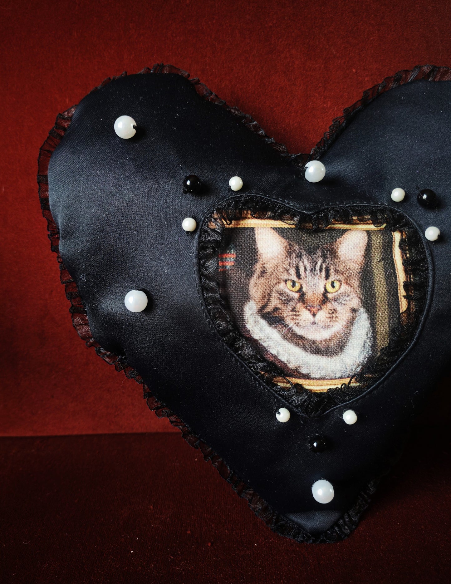 Coussin coeur (Nyx) "Purr Amor"