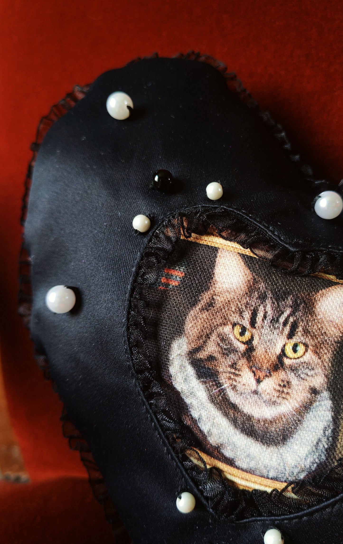 Coussin coeur (Nyx) "Purr Amor"