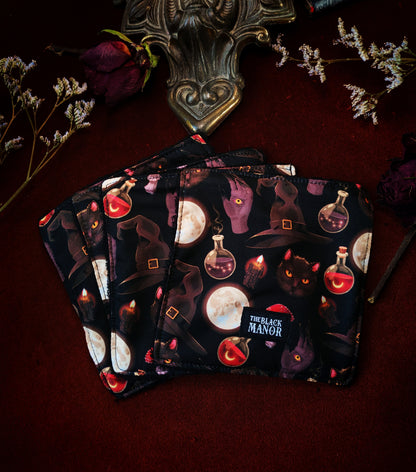 (4 pcs) Lingettes démaquillantes "Haunted Crypt"