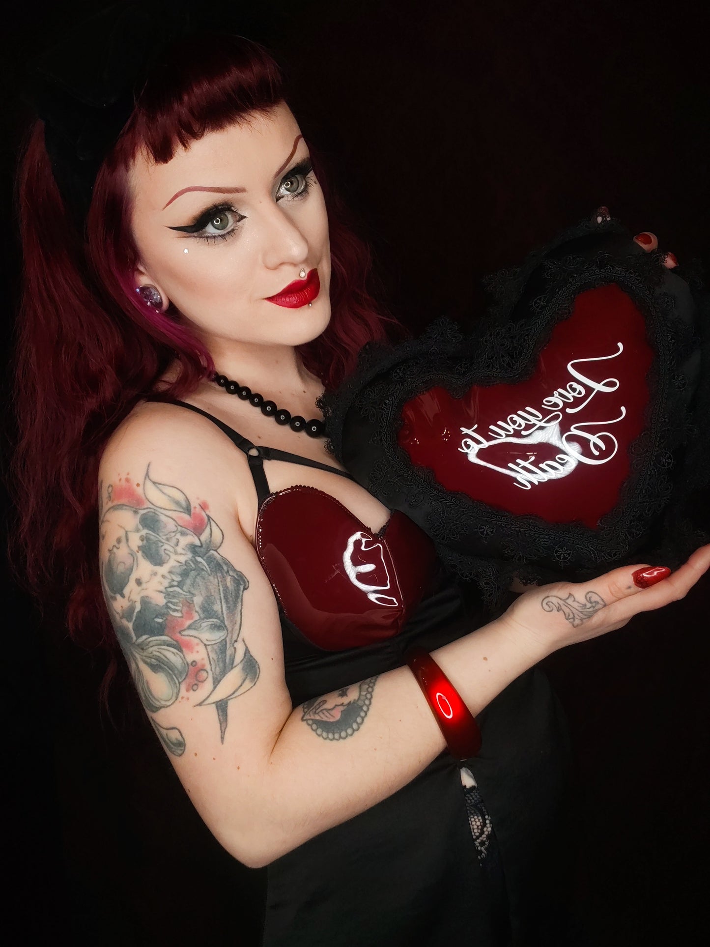 Coussin "Love you to death"