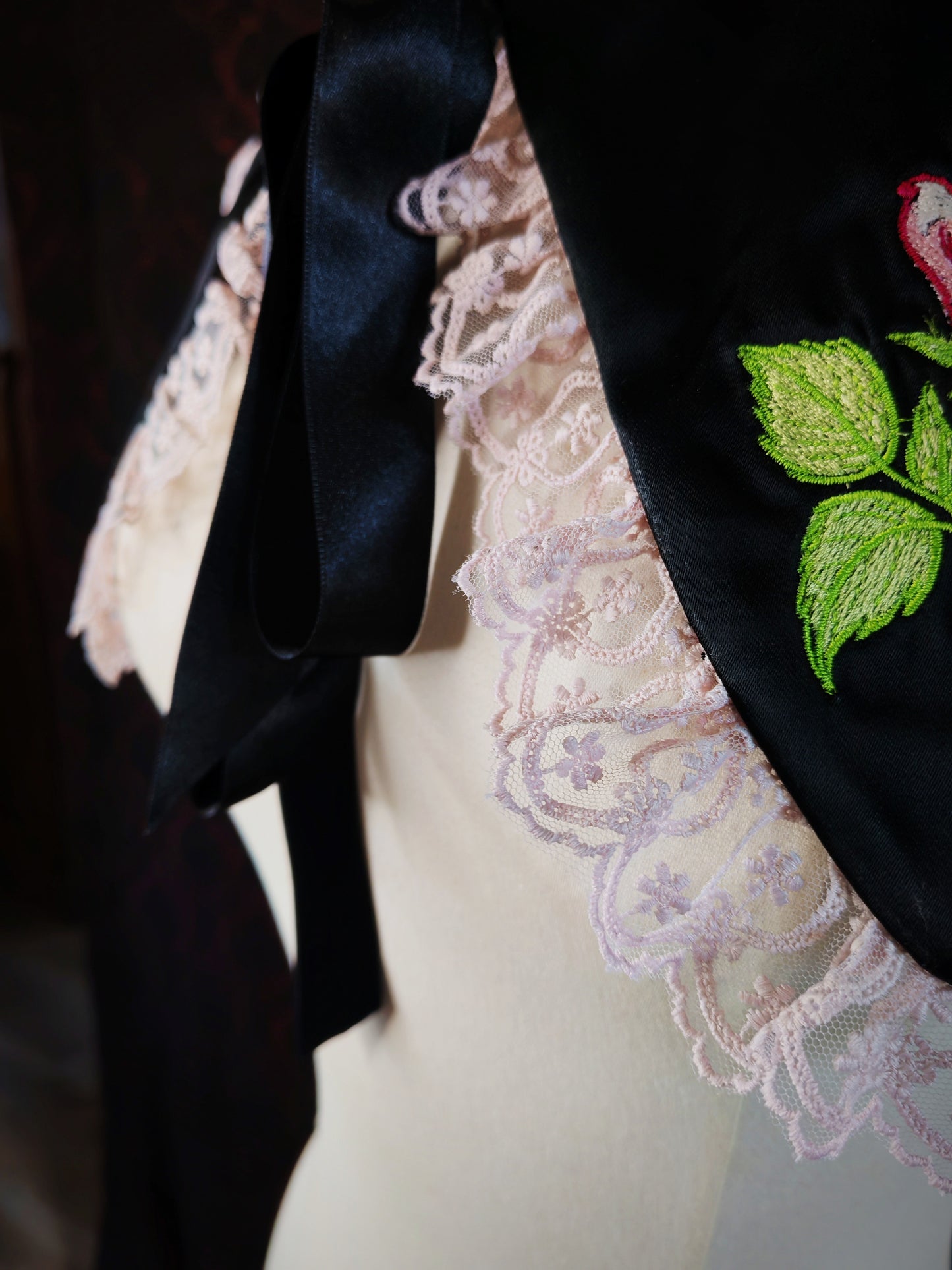 Col Amovible "Rose Poudrée"