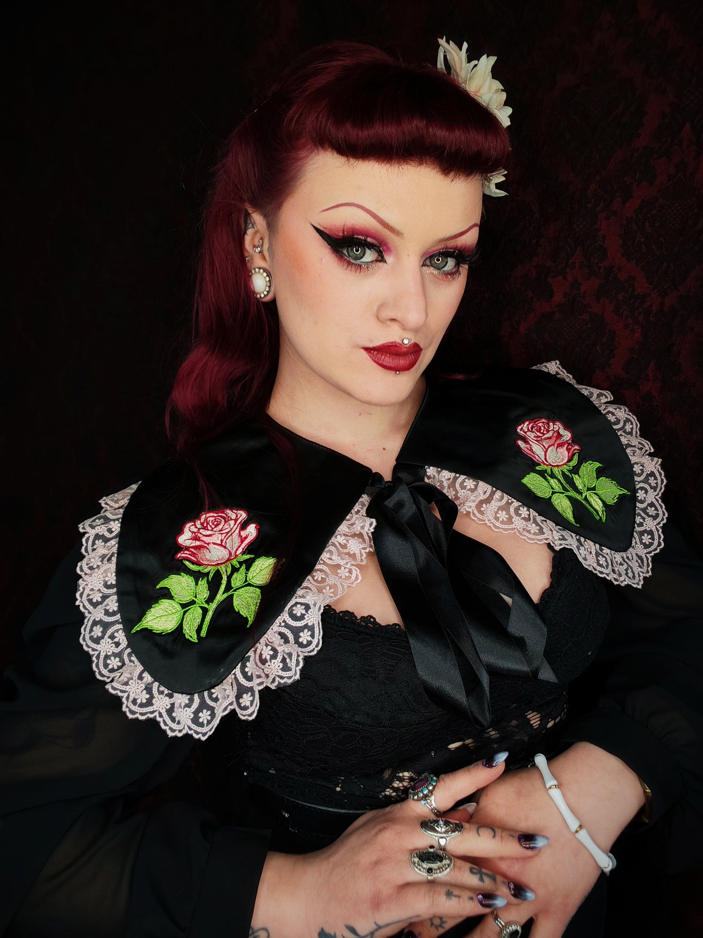 Col Amovible "Rose Poudrée"