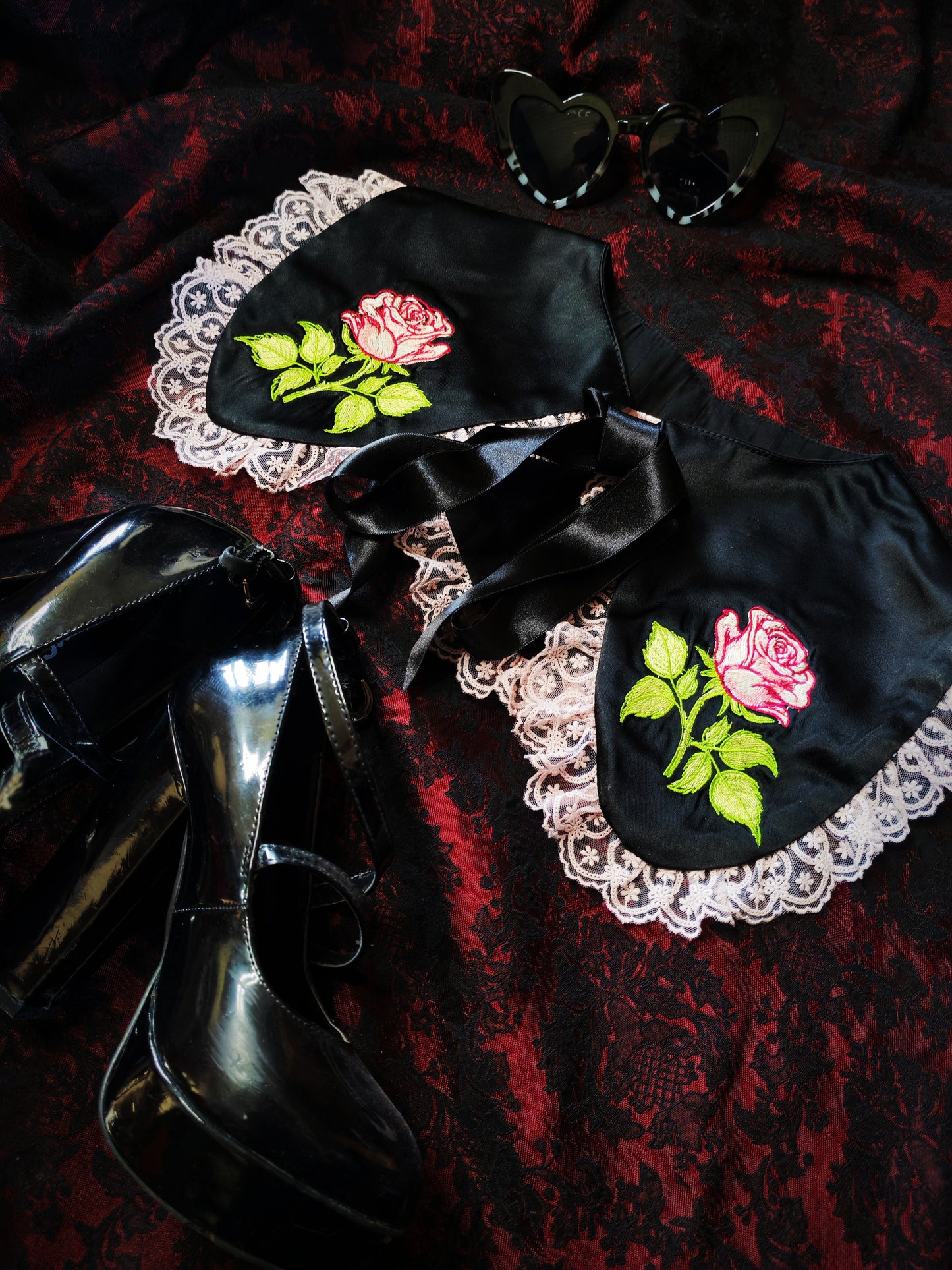 Col Amovible "Rose Poudrée"