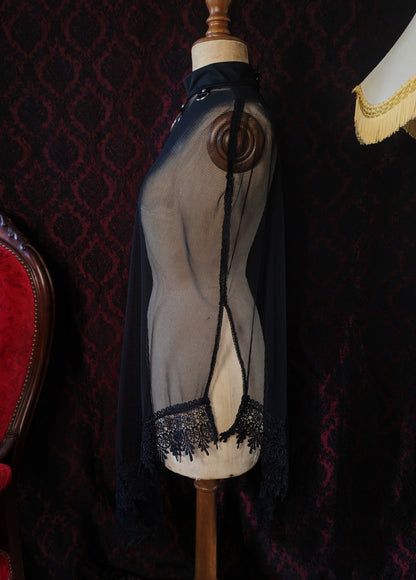 Poncho mesh "Romantic Halo"