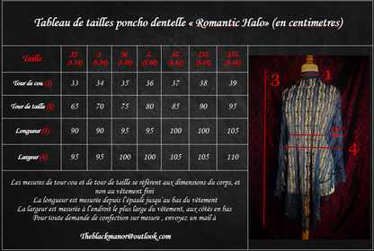 “Romantic Halo” Spiderweb Poncho